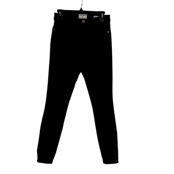 Frame Denim Ali High Rise Cigarette Black Jeans size 28 - Picture 3 of 9